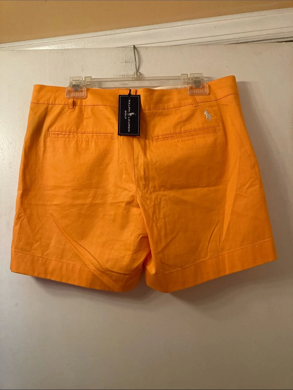 NWT Ralph Lauren Bright Orange Women's Bermuda Shorts